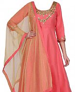 Pink Silk Suit- Indian Semi Party Dress