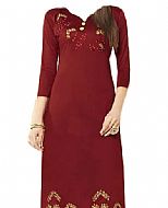 Maroon Georgette Suit- Indian Dress