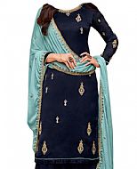 Navy Blue Georgette Suit- Indian Dress