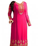 Hot Pink Georgette Suit- Indian Dress