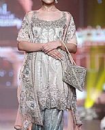 Off-white Organza Suit- Pakistani Formal Designer Dress