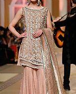 Peach Chiffon Suit- Pakistani Wedding Dress
