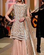 Peach Chiffon Suit- Pakistani Bridal Dress