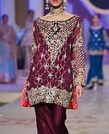 Indigo Net Suit- Pakistani Formal Designer Dress