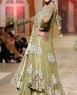 Light Pistachio Net Suit- Pakistani Formal Designer Dress