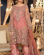 Tea Pink Chiffon Suit- Indian Bridal Dress