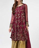 Plum Chiffon Suit- Pakistani Party Wear Dress