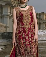 Magenta Chiffon Suit- Pakistani Party Wear Dress