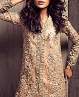 Peach Chiffon Suit- Pakistani Formal Designer Dress