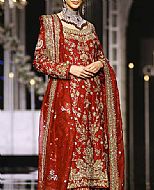 Red Chiffon Suit- Pakistani Wedding Dress