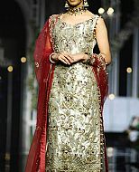 Pistachio Green Silk Suit- Pakistani Formal Designer Dress