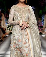 Light Grey Chiffon Suit- Pakistani Formal Designer Dress