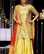 Yellow Chiffon Suit- Pakistani Party Wear Dress