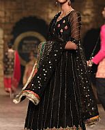 black pakistani wedding dress