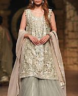 Light Olive Tissue Suit- Pakistani Wedding Dress