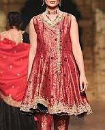 Crimson Jamawar Suit- Indian Party Wear Dress