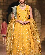 Yellow Chiffon Suit- Pakistani Formal Designer Dress