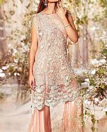 Peach Chiffon Suit- Pakistani Party Wear Dress