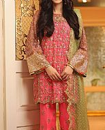 Pink Chiffon Suit- Pakistani Formal Designer Dress