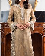 Tan Tissue Suit- Pakistani Party Wear Dress