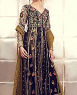 Plum/Teal Net Suit- Pakistani Bridal Dress