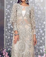 Off-white Net Suit- Pakistani Party Wear Dress