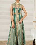 Emerald Green Net Suit- Pakistani Formal Designer Dress