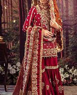 Red Chiffon Suit- Pakistani Bridal Dress