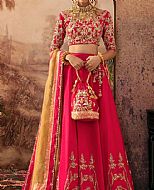 Hot Pink Silk Suit- Pakistani Party Wear Dress