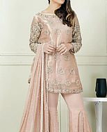 Peach Chiffon Suit- Pakistani Party Wear Dress