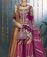 Magenta Chiffon Suit- Pakistani Formal Designer Dress