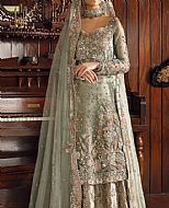 Pistachio Chiffon Suit- Pakistani Bridal Dress