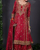 Red Chiffon Suit- Pakistani Bridal Dress