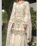 Off-white Chiffon Suit- Pakistani Party Wear Dress