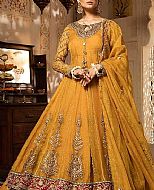 Mustard Chiffon Suit- Pakistani Wedding Dress