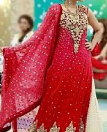 Red Chiffon Suit- Pakistani Wedding Dress