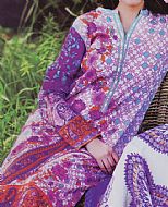 Purple Lawn Suit- Pakistani Lawn Dress