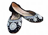 Ladies Khussa- Black- Khussa Shoes for Women