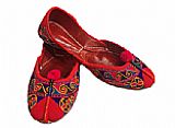 Ladies Khussa- Red- Khussa Shoes for Women