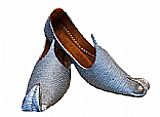 Gents khussa- Silver- Khussa Shoes for Men