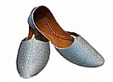 Gents khussa- Silver- Khussa Shoes for Men