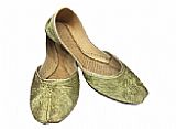 Ladies Khussa- Golden- Pakistani Khussa Shoes