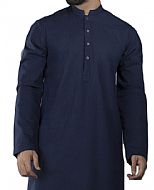 Navy Blue Men Shalwar Kameez