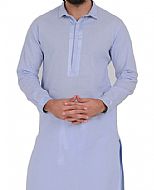 Sky Blue Men Shalwar Kameez