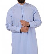 Sky Blue Men Shalwar Kameez