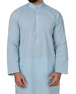 Sky Blue Men Shalwar Kameez