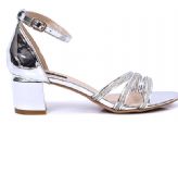 Silver Ladies Shoes- Pakistani Fancy Shoes