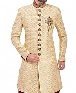 Modern Sherwani 129- Pakistani Sherwani Suit for Groom