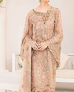 Beige Chiffon Suit- Pakistani Chiffon Dress