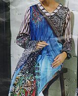 Resham Ghar Blue Lawn Suit